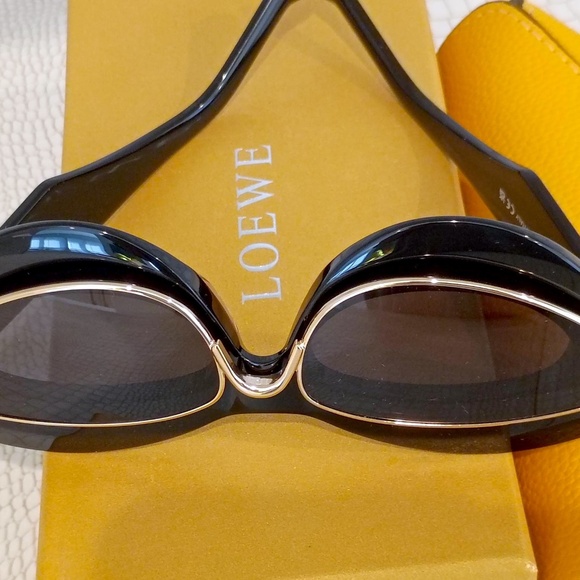 Rare New (Unused) Loewe Double Frame LW40119I Black - Picture 13 of 15
